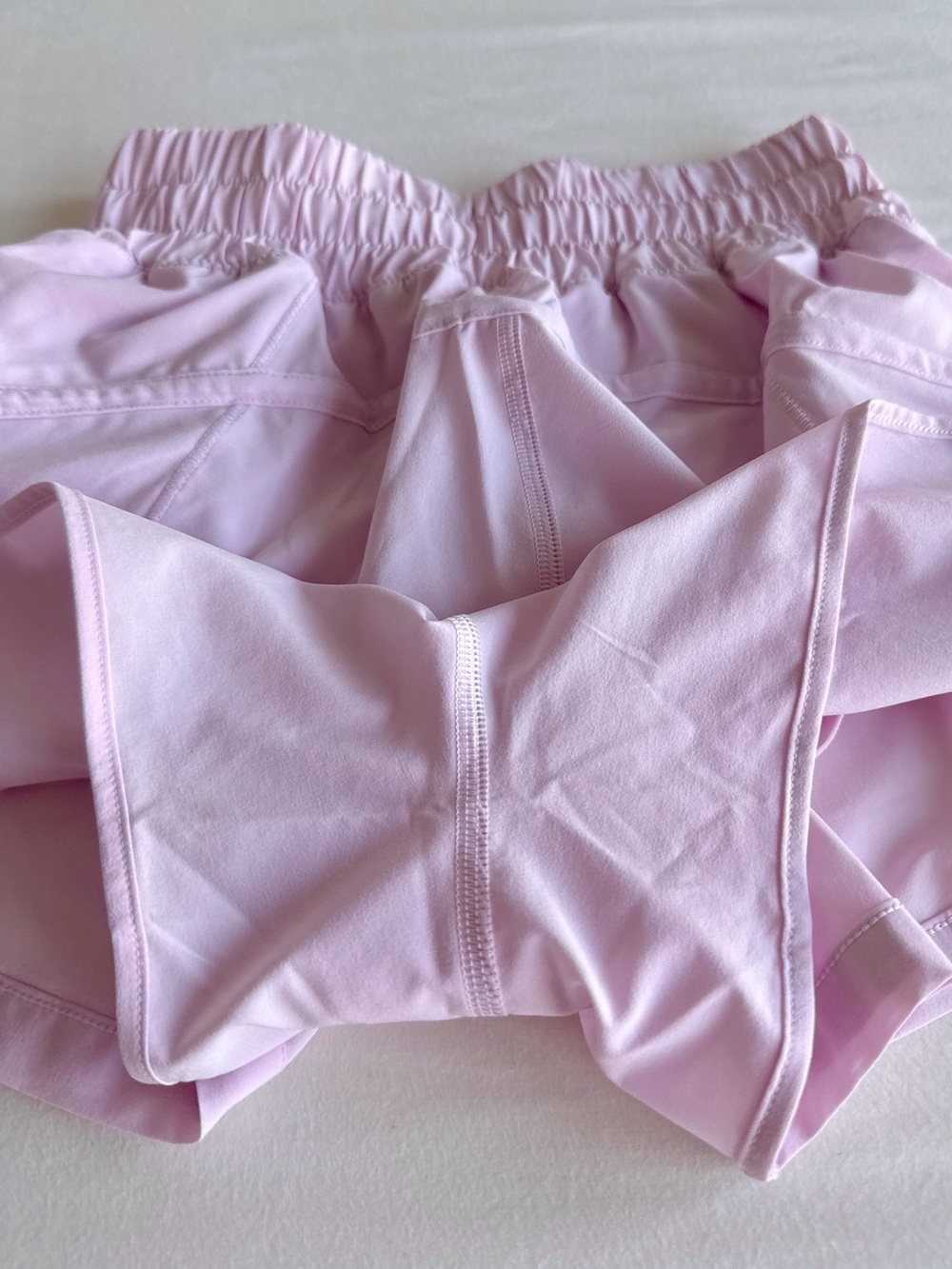 lululemon Track That High-Rise Lined Short 3" Pink Organza Size 4 NWOT - Picture 12 of 15